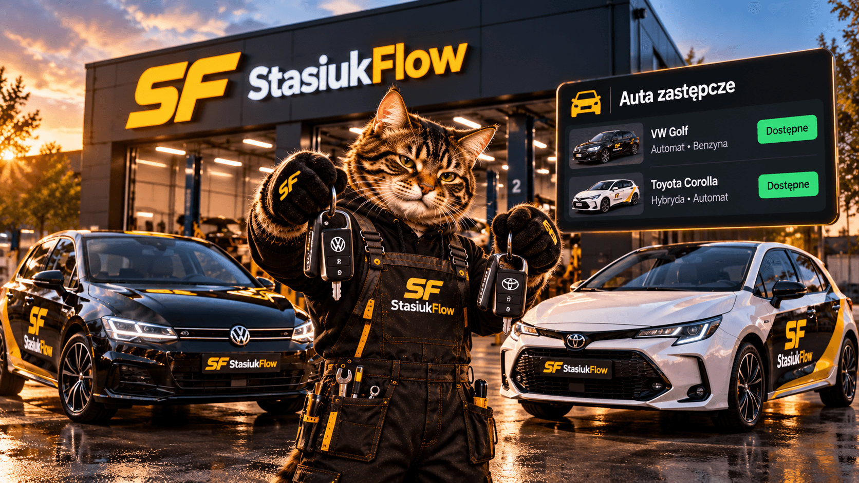 Управління підмінними автомобілями в автосервісі — StasiukFlow